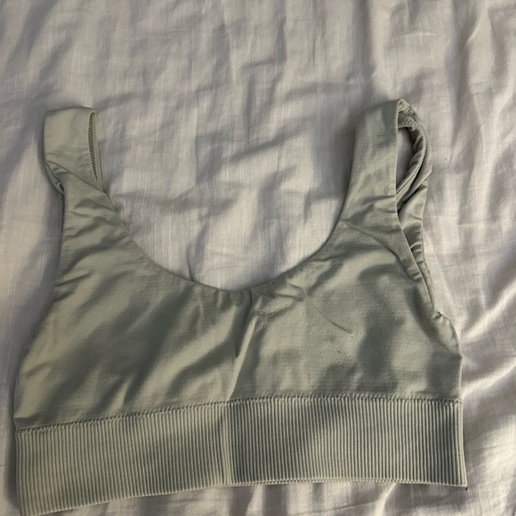 SKIMS Stretch Scoop Bra- Sea Haze - Green - Picture 5 of 5